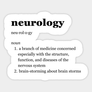 Neurology Sticker